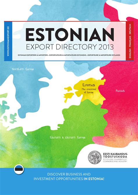 Book cover: Estonia Business and Industrial Directory